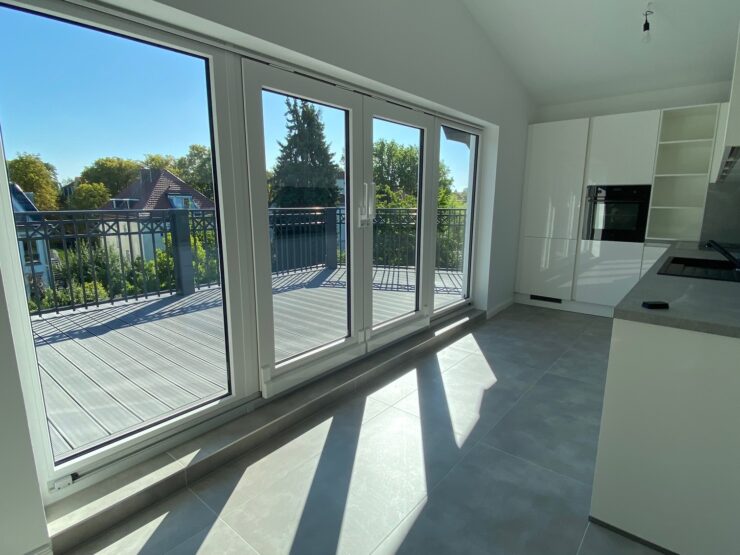 Küche mit Terrasse